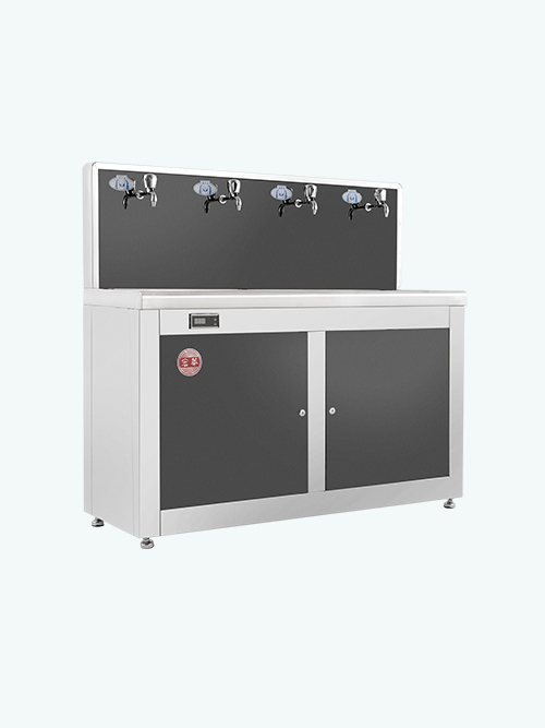 四龍頭普通式校園溫熱型商用電開水器黑色